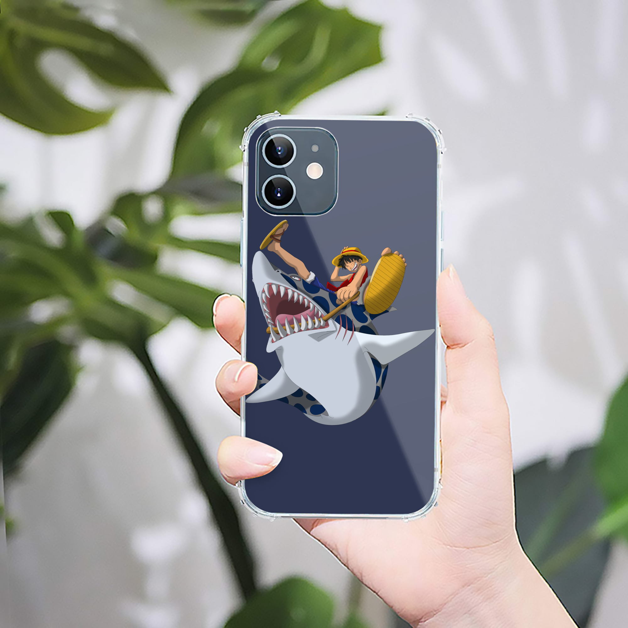 （画像用） ワンピース モンキー・D・ルフィ ONE PIECE Monkey D. Luffy 【iPhone 12シリーズ対応】透明スマホケース（クリアソフトケース）